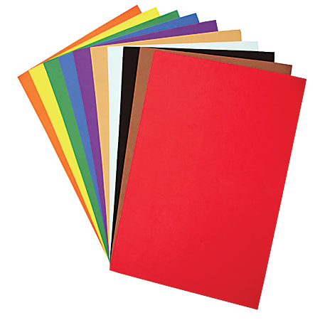 Creativity Street Foam Sheets 12 x 18 Pack Of 10 Assorted Colors